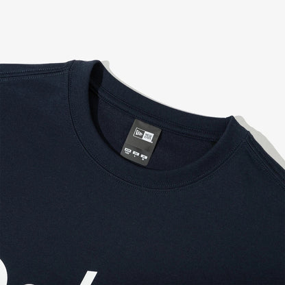 Los Angeles Dodgers Flower Script Navy Short Sleeves T-Shirt