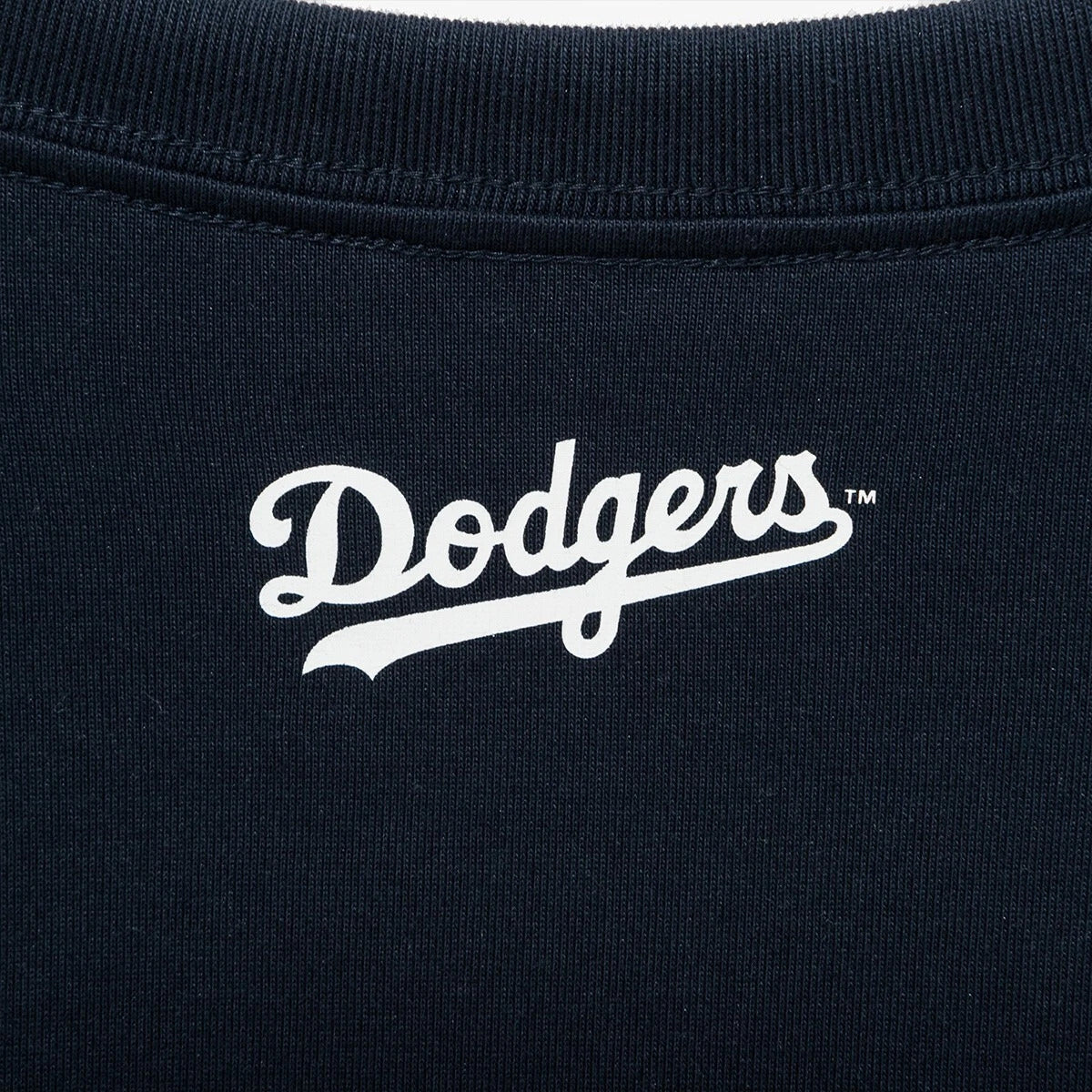 Los Angeles Dodgers Flower Script Navy Short Sleeves T-Shirt
