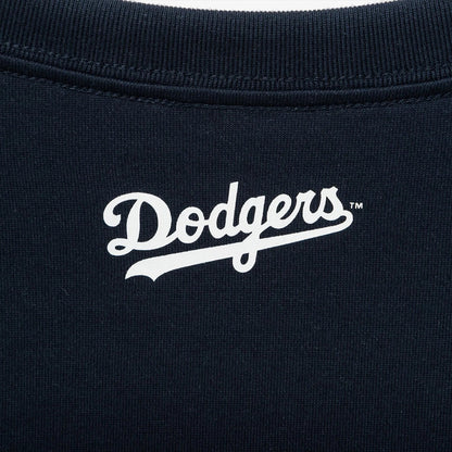 Los Angeles Dodgers Flower Script Navy Short Sleeves T-Shirt