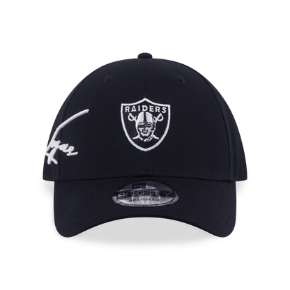 9FORTY Las Vegas Raiders Mix League Script Black Adjustable