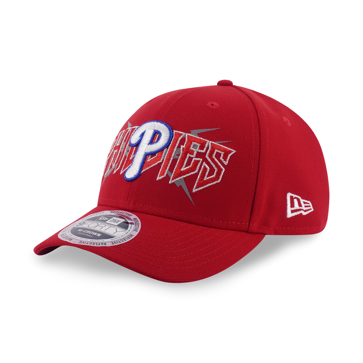 9FORTY M-Crown Philadelphia Phillies Rebellious Resistance Scarlet Adjustable