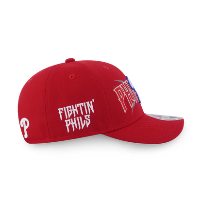 9FORTY M-Crown Philadelphia Phillies Rebellious Resistance Scarlet Adjustable