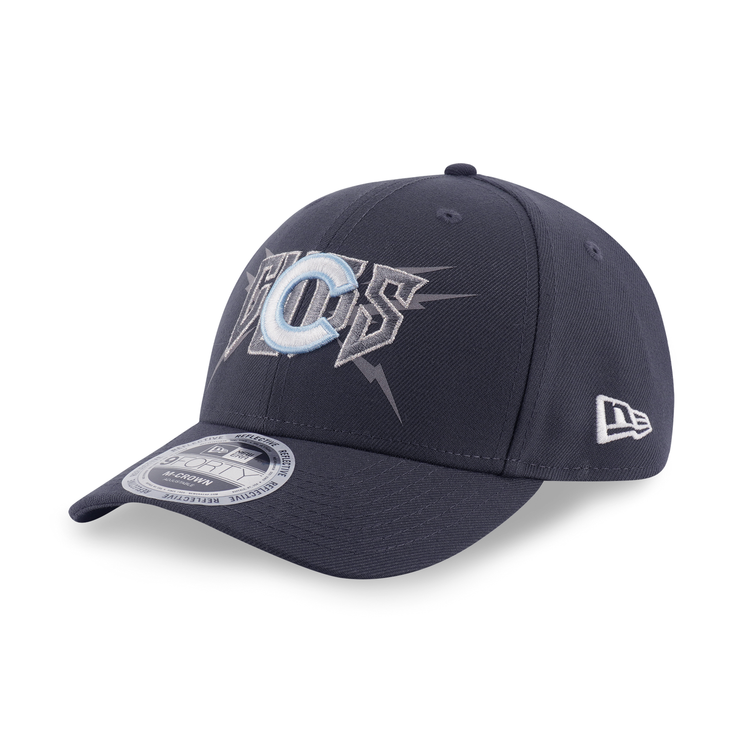 9FORTY M-Crown Chicago Cubs Rebellious Resistance Graphite Adjustable