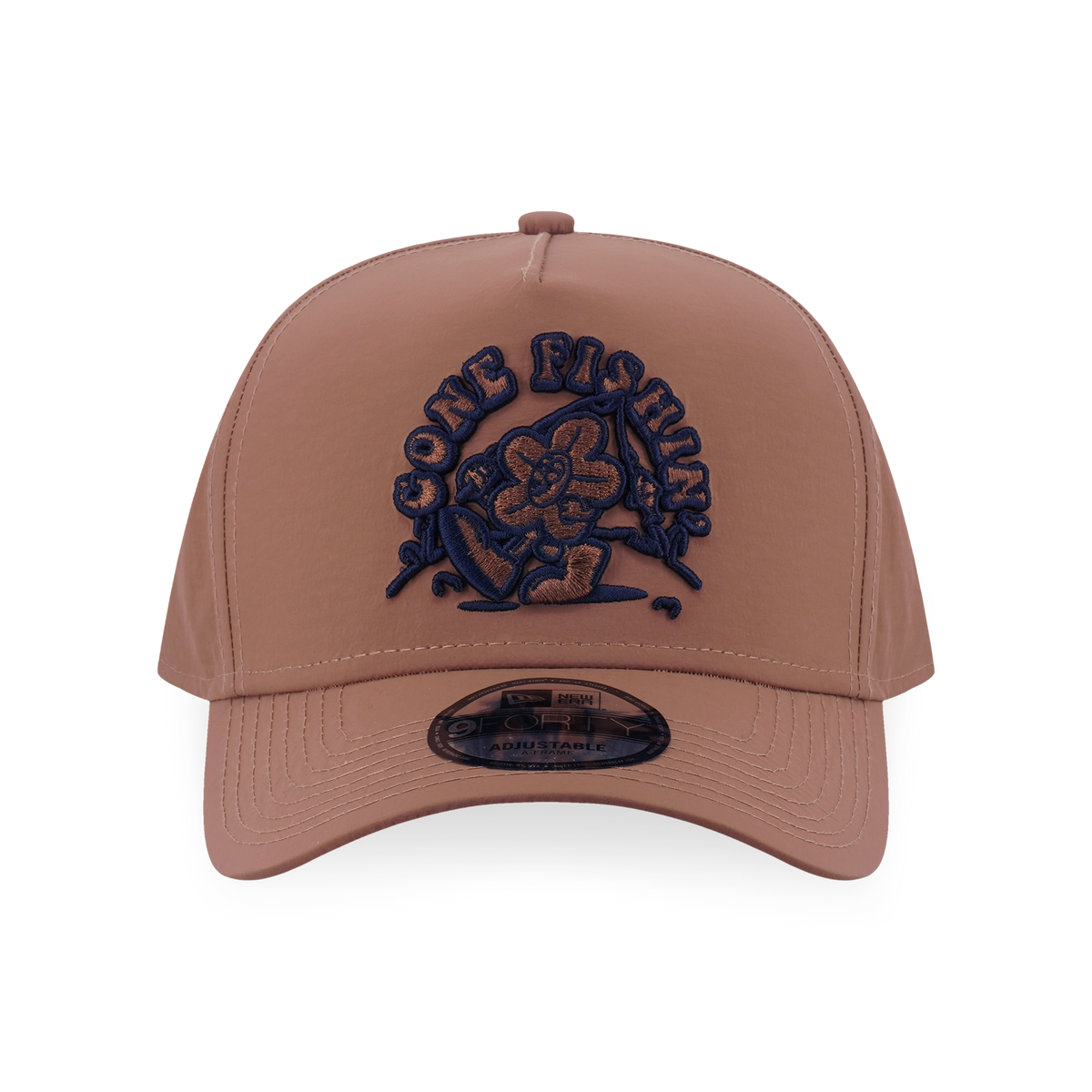 9FORTY A-Frame New Era Outdoor Fish Net Khaki Adjustable