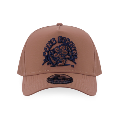 9FORTY A-Frame New Era Outdoor Fish Net Khaki Adjustable