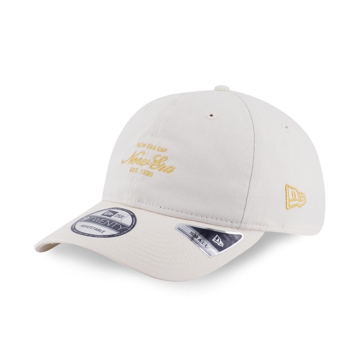 9TWENTY Small New Era Est. 1920 Chrome White Adjustable