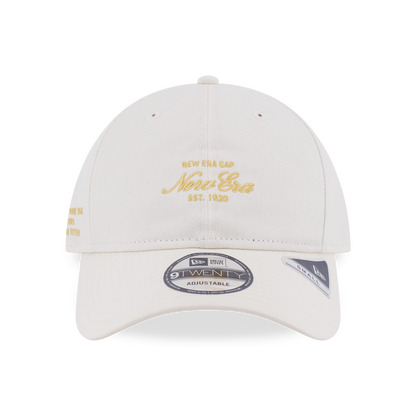 9TWENTY Small New Era Est. 1920 Chrome White Adjustable