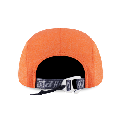 New Era Mountain Graphic Fight Orange Camper Curve Visor Hat