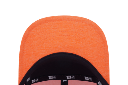New Era Mountain Graphic Fight Orange Camper Curve Visor Hat