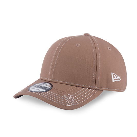 9FORTY New York Yankees MLB Contrast Stitching Khaki Adjustable