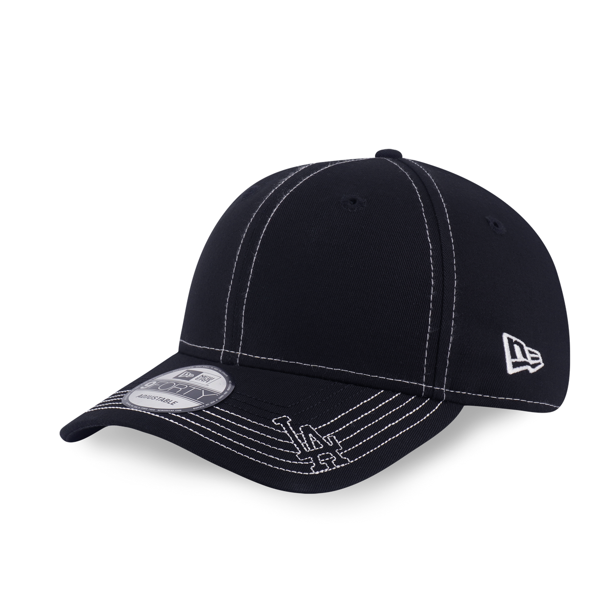 9FORTY Los Angeles Dodgers MLB Contrast Stitching Black Adjustable
