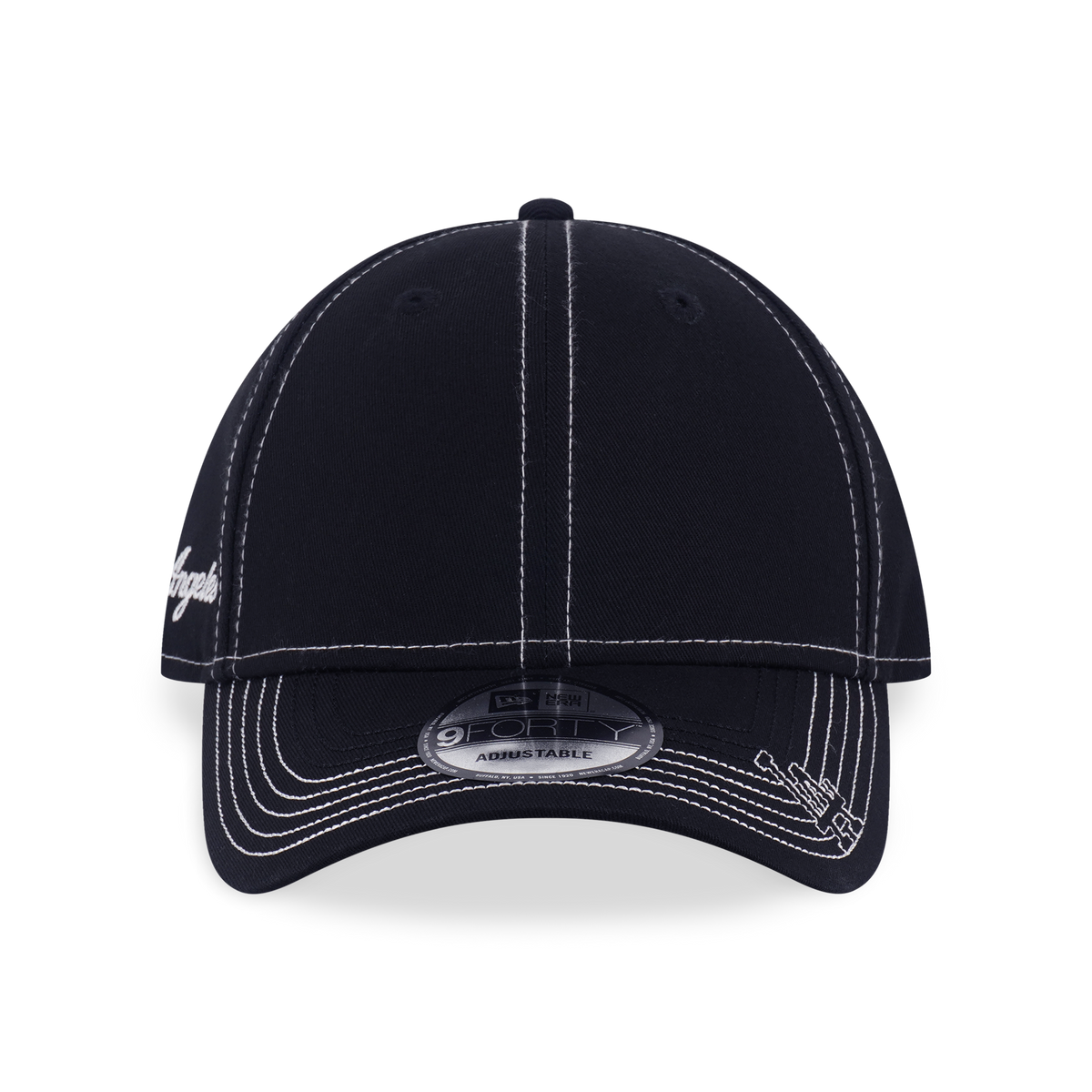 9FORTY Los Angeles Dodgers MLB Contrast Stitching Black Adjustable