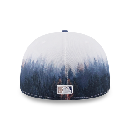 59FIFTY Los Angeles Dodgers Forest 2-Tone Muted Indigo Visor All-Over Print Fitted