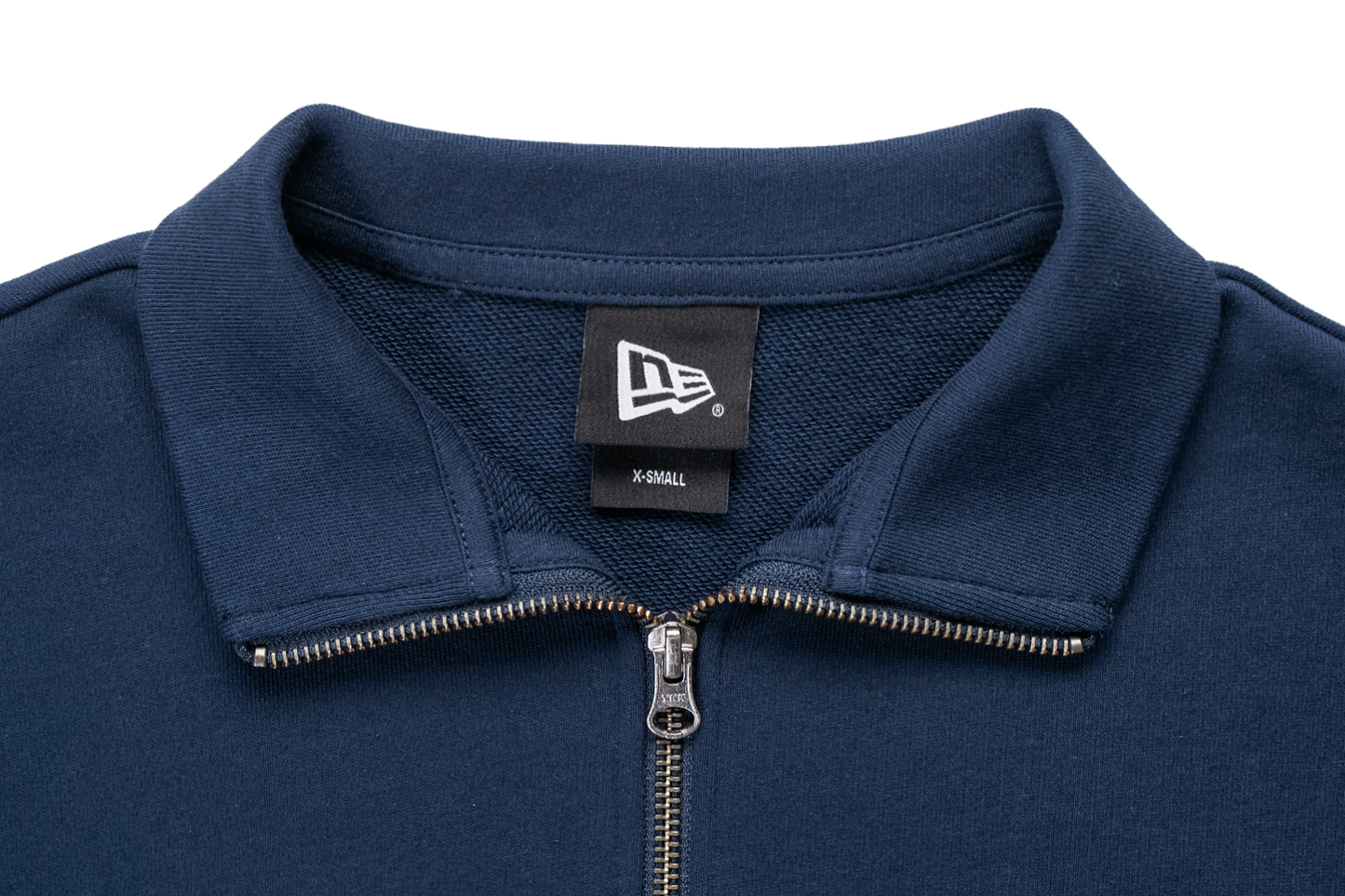 Women New Era Street Class Oceanside Blue Women Half Zip Sweatshirt