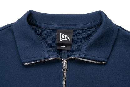 Women New Era Street Class Oceanside Blue Women Half Zip Sweatshirt