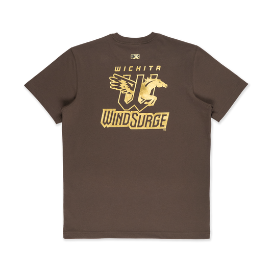 Wichita Wind Surge Year Of The Horse Walnut Short Sleeve T-Shirt