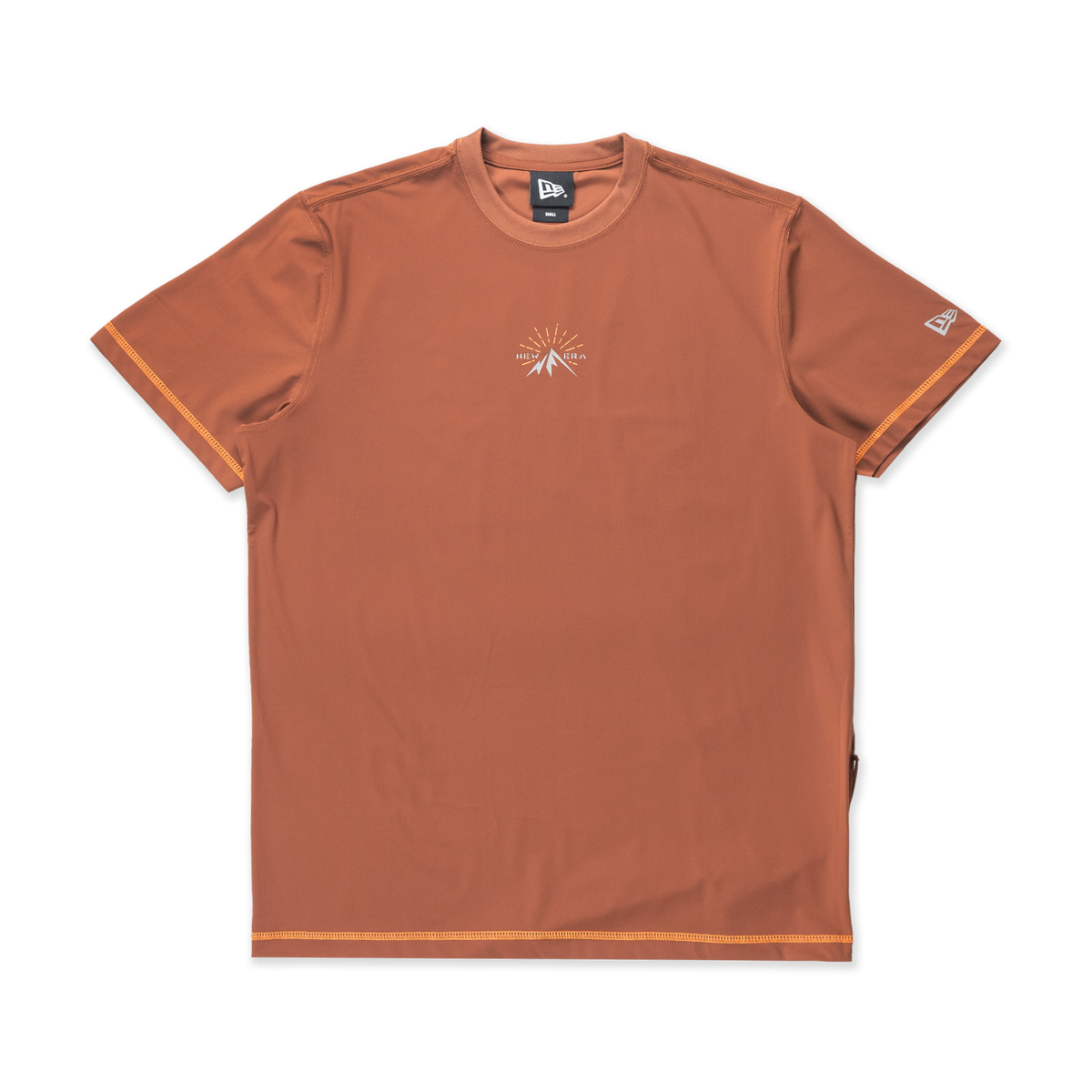 New Era Mountain Graphic Deep Auburn Brown Short Sleeve T-Shirt
