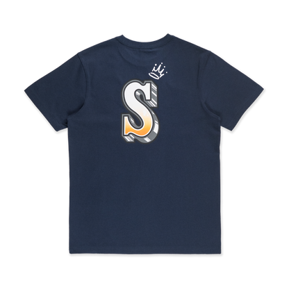 Seattle Mariner Cooperstown League Mix Oceanside Blue Short Sleeve T-Shirt
