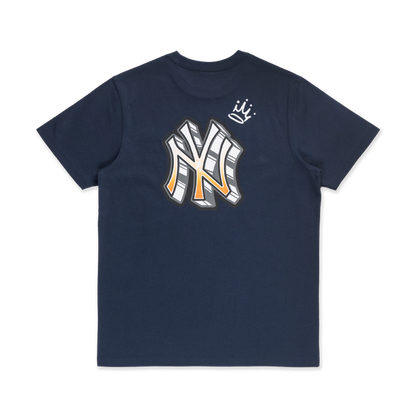 New York Yankees League Mix Oceanside Blue Short Sleeve T-Shirt