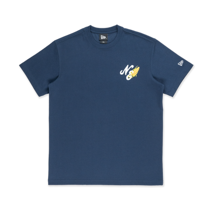 New Era Harvest Merch Oceanside Blue Short Sleeve T-Shirt