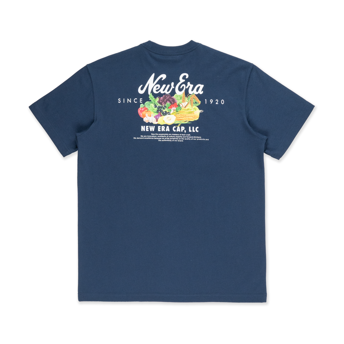 New Era Harvest Merch Oceanside Blue Short Sleeve T-Shirt