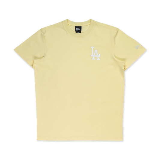 Los Angeles Dodgers Color Era Powder Yellow Short Sleeve T-Shirt
