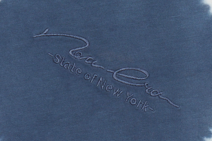 New Era Basic Tie Dyed Muted Indigo Oversized Short Sleeve T-Shirt