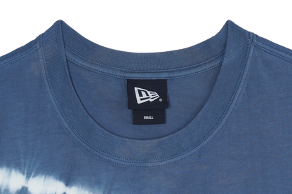New Era Basic Tie Dyed Muted Indigo Oversized Short Sleeve T-Shirt