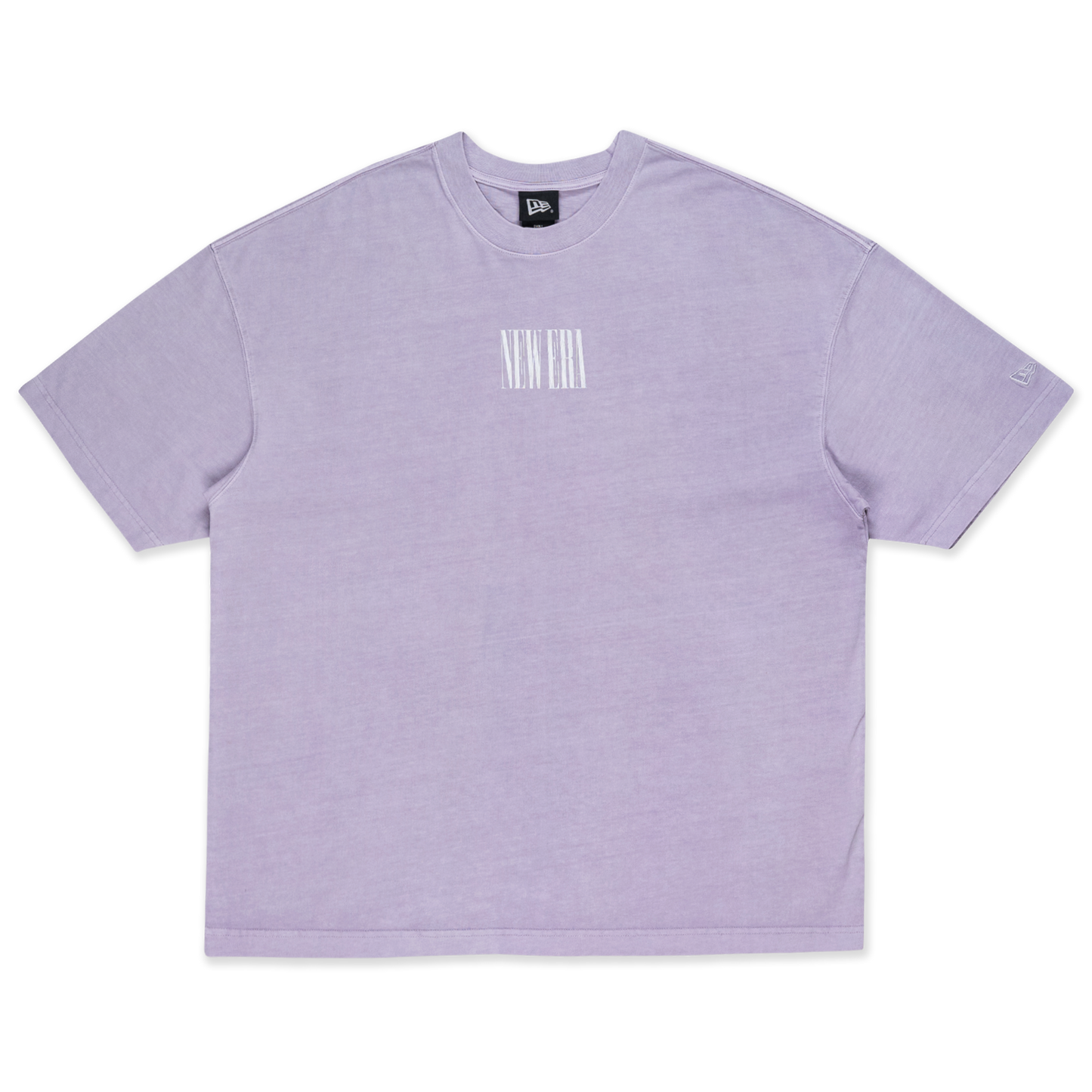 New Era 90S Vibe Washed Soft Lavender Oversized Short Sleeve T-Shirt