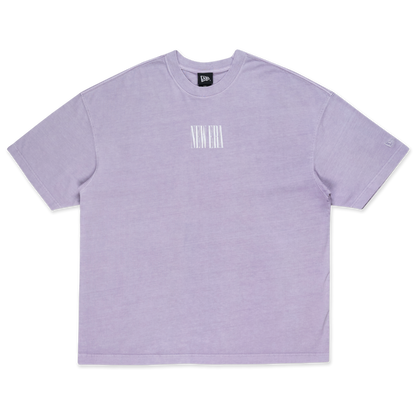 New Era 90S Vibe Washed Soft Lavender Oversized Short Sleeve T-Shirt