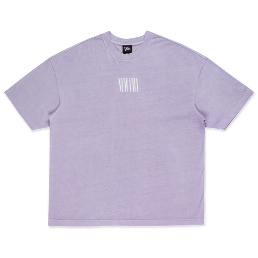 New Era 90S Vibe Washed Soft Lavender Oversized Short Sleeve T-Shirt
