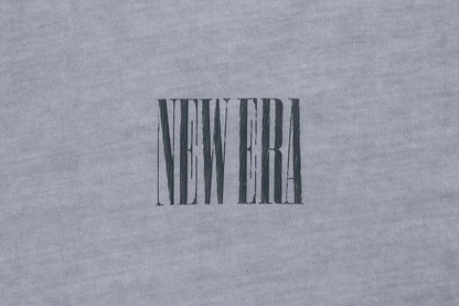New Era 90S Vibe Washed Dolphin Gray Oversized Short Sleeve T-Shirt