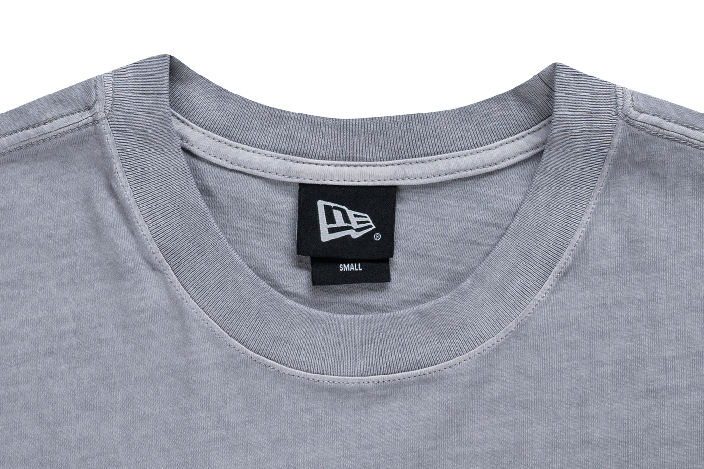 New Era 90S Vibe Washed Dolphin Gray Oversized Short Sleeve T-Shirt