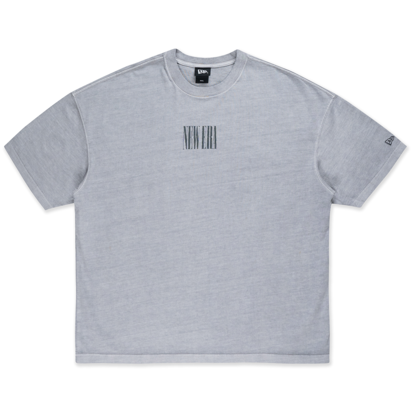 New Era 90S Vibe Washed Dolphin Gray Oversized Short Sleeve T-Shirt