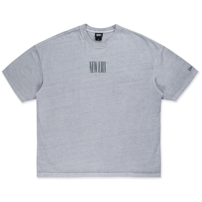 New Era 90S Vibe Washed Dolphin Gray Oversized Short Sleeve T-Shirt