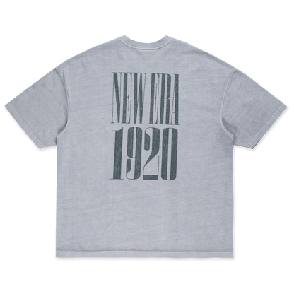 New Era 90S Vibe Washed Dolphin Gray Oversized Short Sleeve T-Shirt