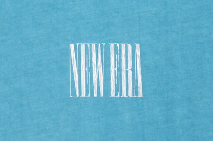 New Era 90S Vibe Washed Blue Foam Oversized Short Sleeve T-Shirt