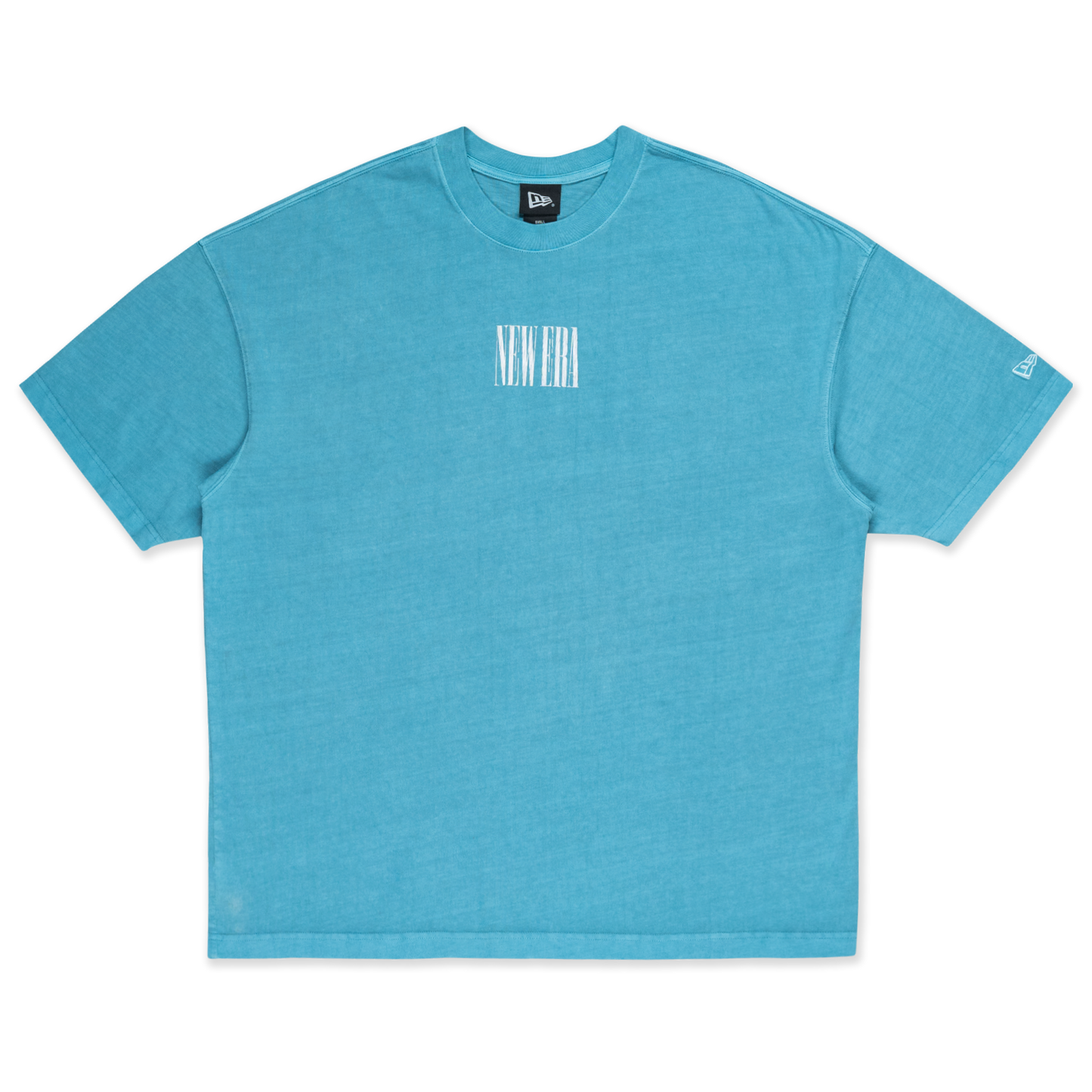 New Era 90S Vibe Washed Blue Foam Oversized Short Sleeve T-Shirt