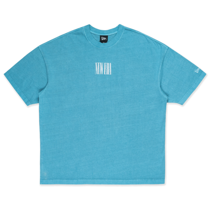 New Era 90S Vibe Washed Blue Foam Oversized Short Sleeve T-Shirt
