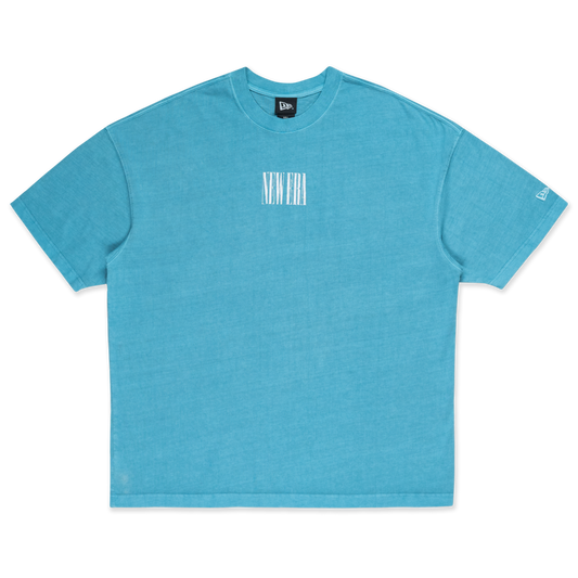 New Era 90S Vibe Washed Blue Foam Oversized Short Sleeve T-Shirt