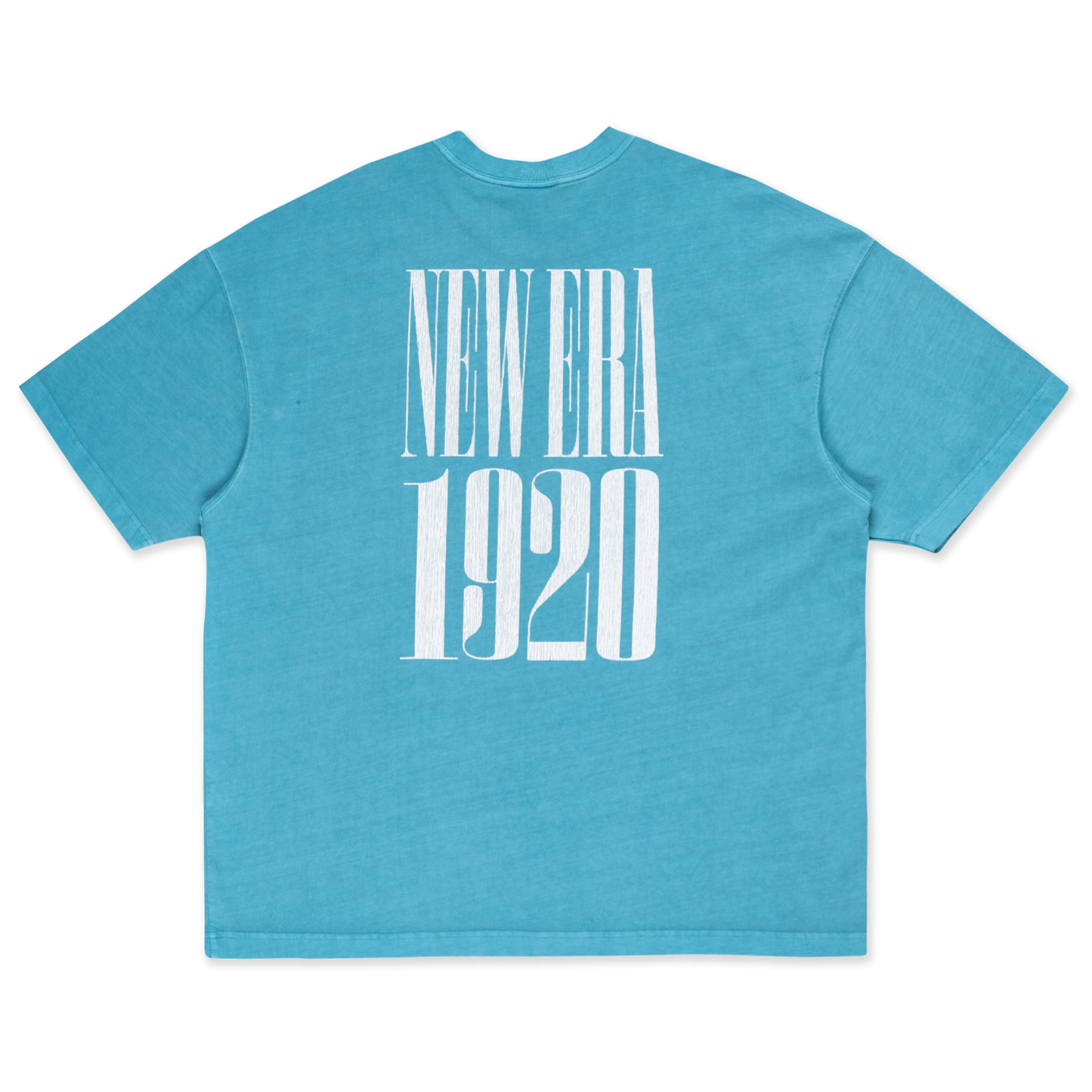 New Era 90S Vibe Washed Blue Foam Oversized Short Sleeve T-Shirt