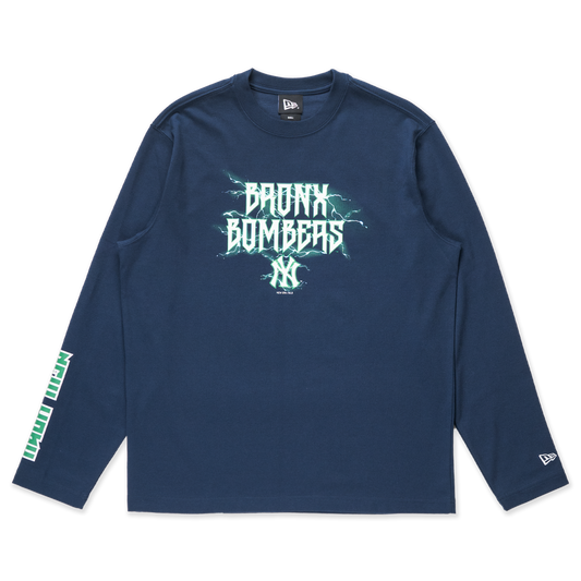 New York Yankees Rebellious Resistance Oceanside Blue Long Sleeve T-Shirt