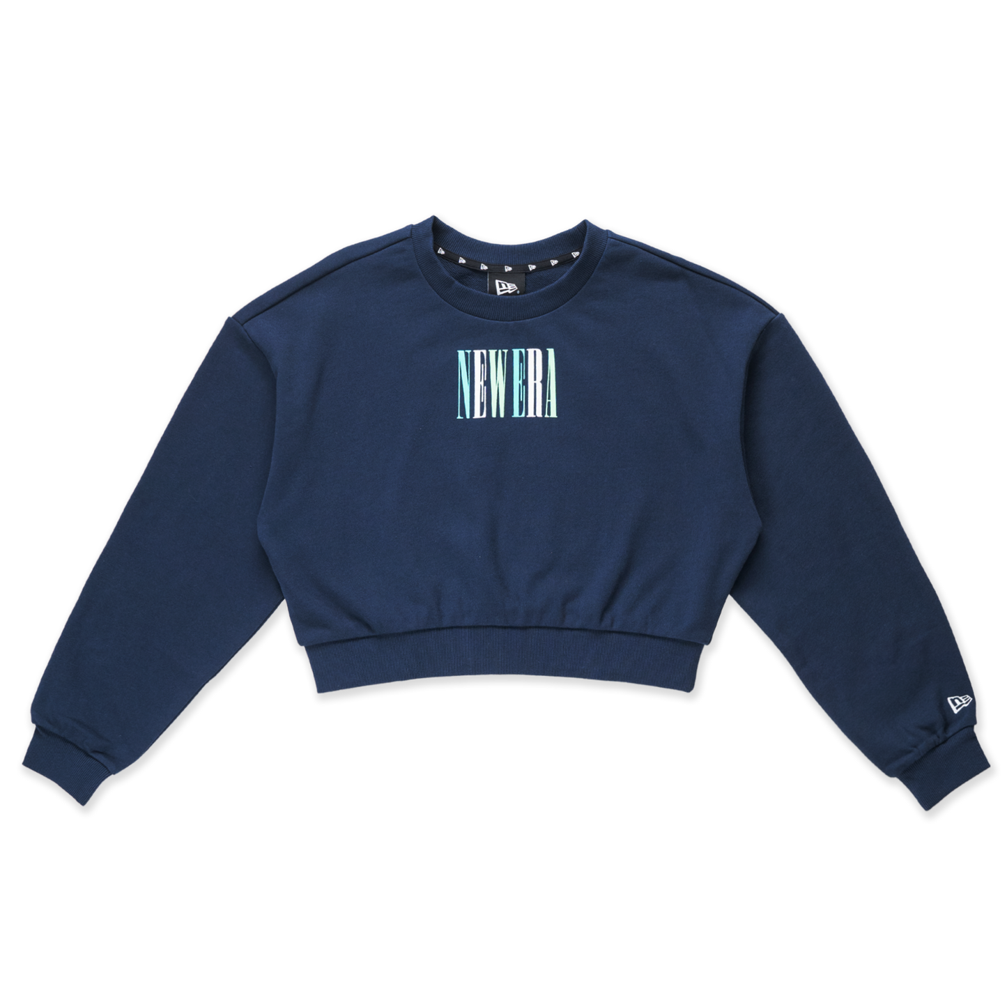 Women New Era 90S Vibe Oceanside Blue Crewneck Sweatshirt