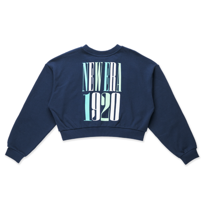 Women New Era 90S Vibe Oceanside Blue Crewneck Sweatshirt