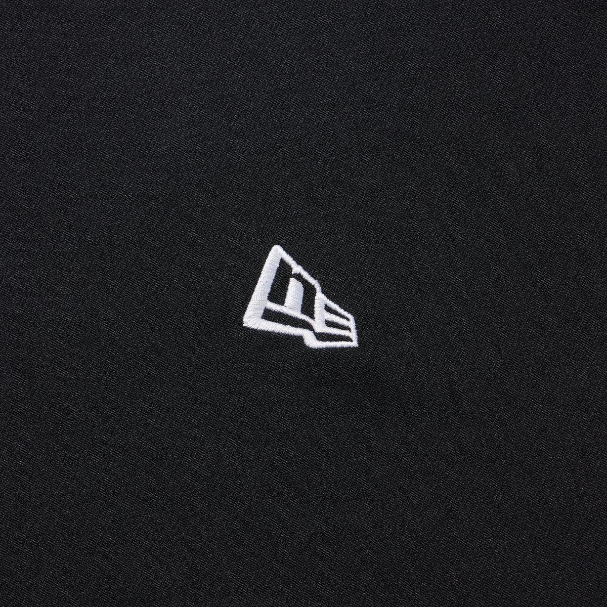New Era Vertical Logo Black Long Sleeve Tech T-Shirt