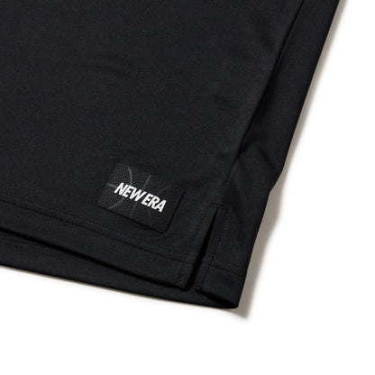 New Era Vertical Logo Black Long Sleeve Tech T-Shirt