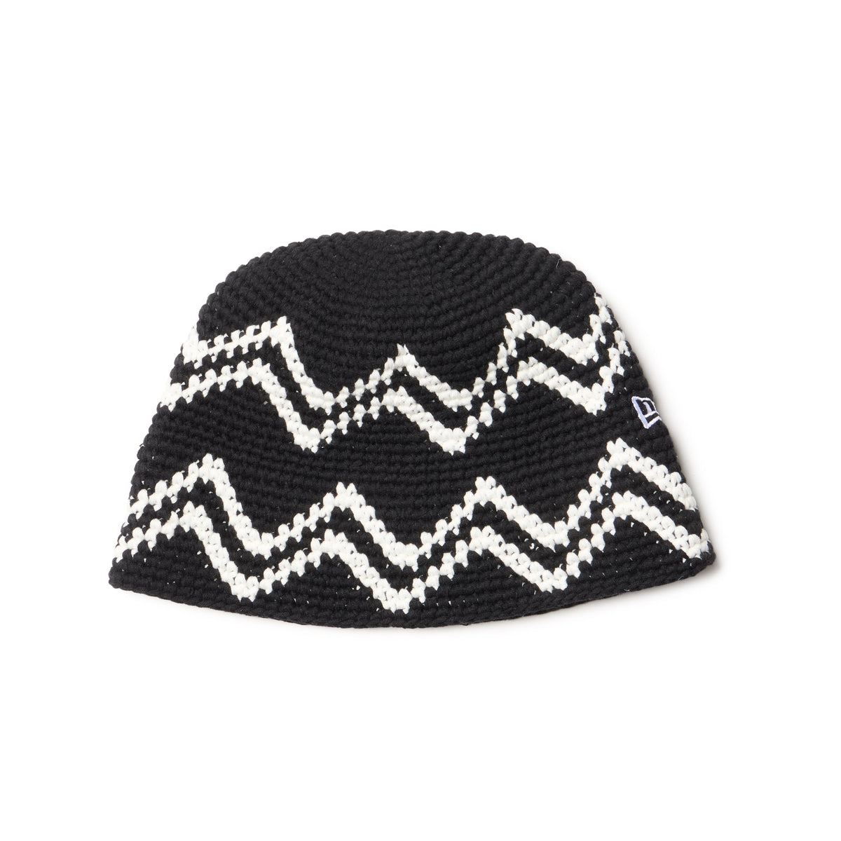 Crochet Black Knit Bucket