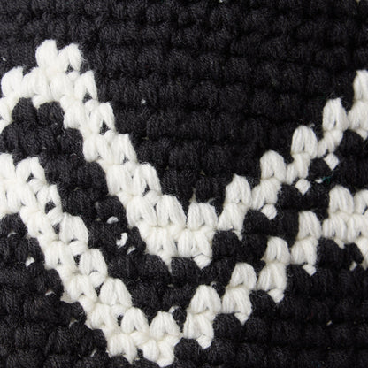 Crochet Black Knit Bucket