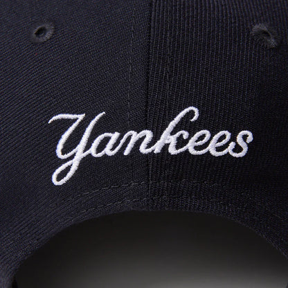 9FIFTY Soft Buckram New York Yankees Cooperstown MLB Double Logo Navy Snapback