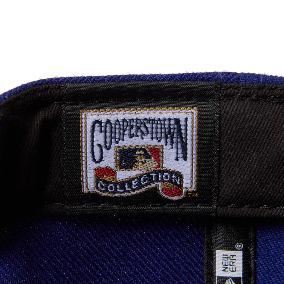 9FIFTY Soft Buckram Los Angeles Dodgers Cooperstown MLB Double Logo Dark Royal Snapback